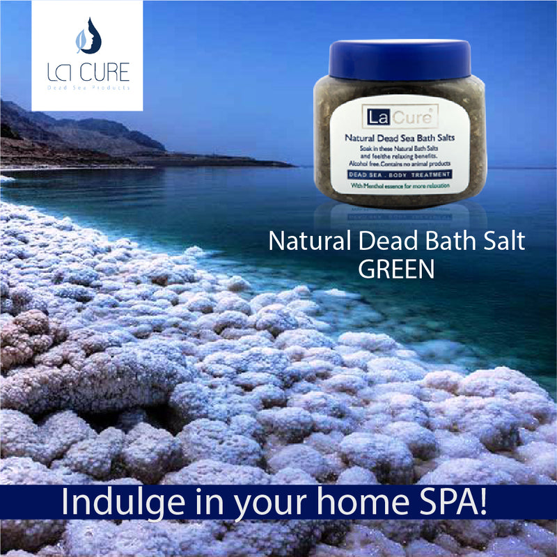 La Cure Natural Dead Sea Mineral Bath Salts (1.2lb) - Green
