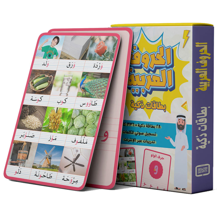 Arabic Letter Flashcards (28 Cards)