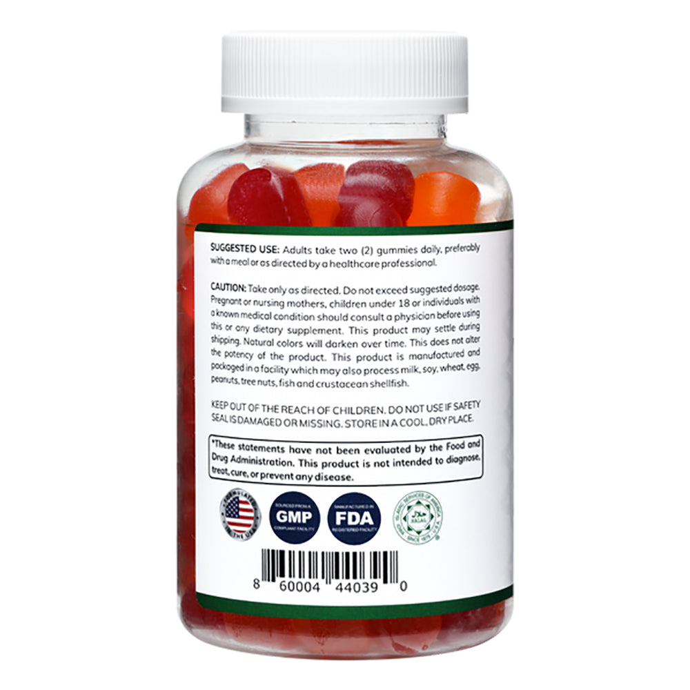 Halal Vitamin D3 2000IU Gummies (90 Gummies)