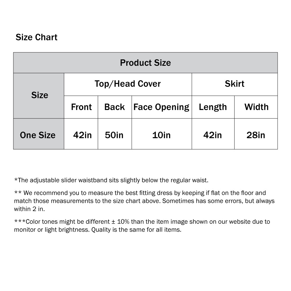 Women's Prayer Dress 2 Pieces Solid Color Plus Long Sleeve | One-Size | Hijab Abaya Suit