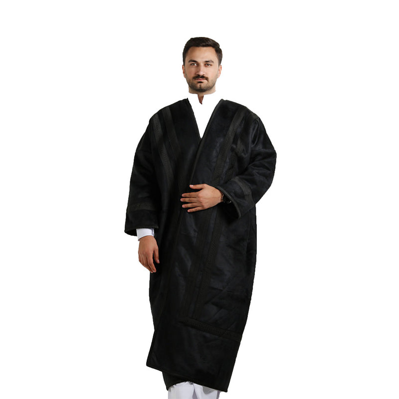 Farwa Classic - Warm Winter Fur Coat - Cloak Arab Dress - Men’s Khaleejy Islamic Arabian High-Quality Farwa – 4 Different Colors