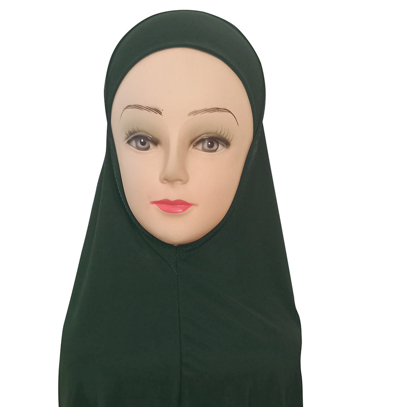 Women's Cotton Amira Hijab One Piece - Plain Color