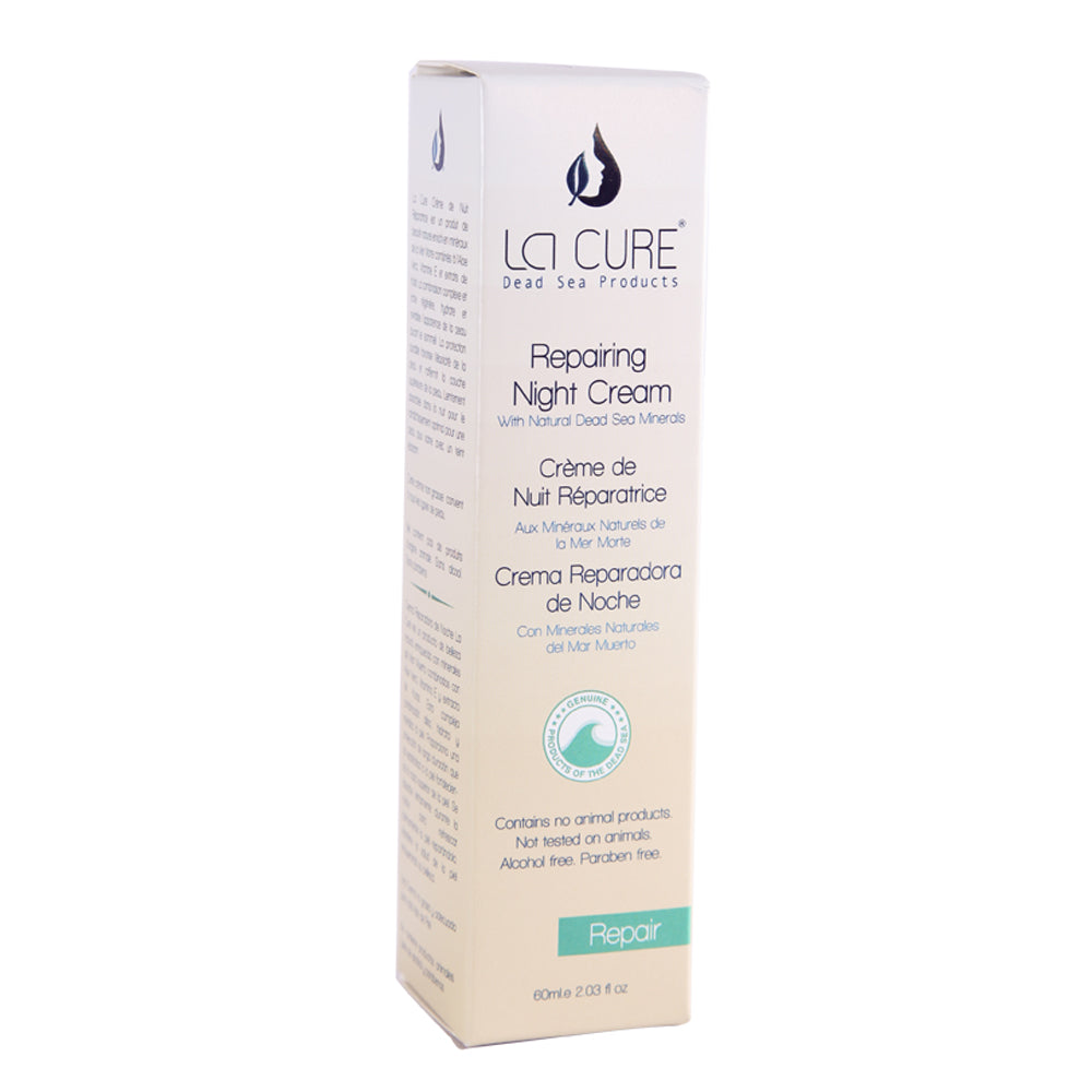 La Cure Dead Sea Repairing Night Cream, It helps purify and nourish the skin, leaving it healthy, silky and smooth (2.03fl oz)