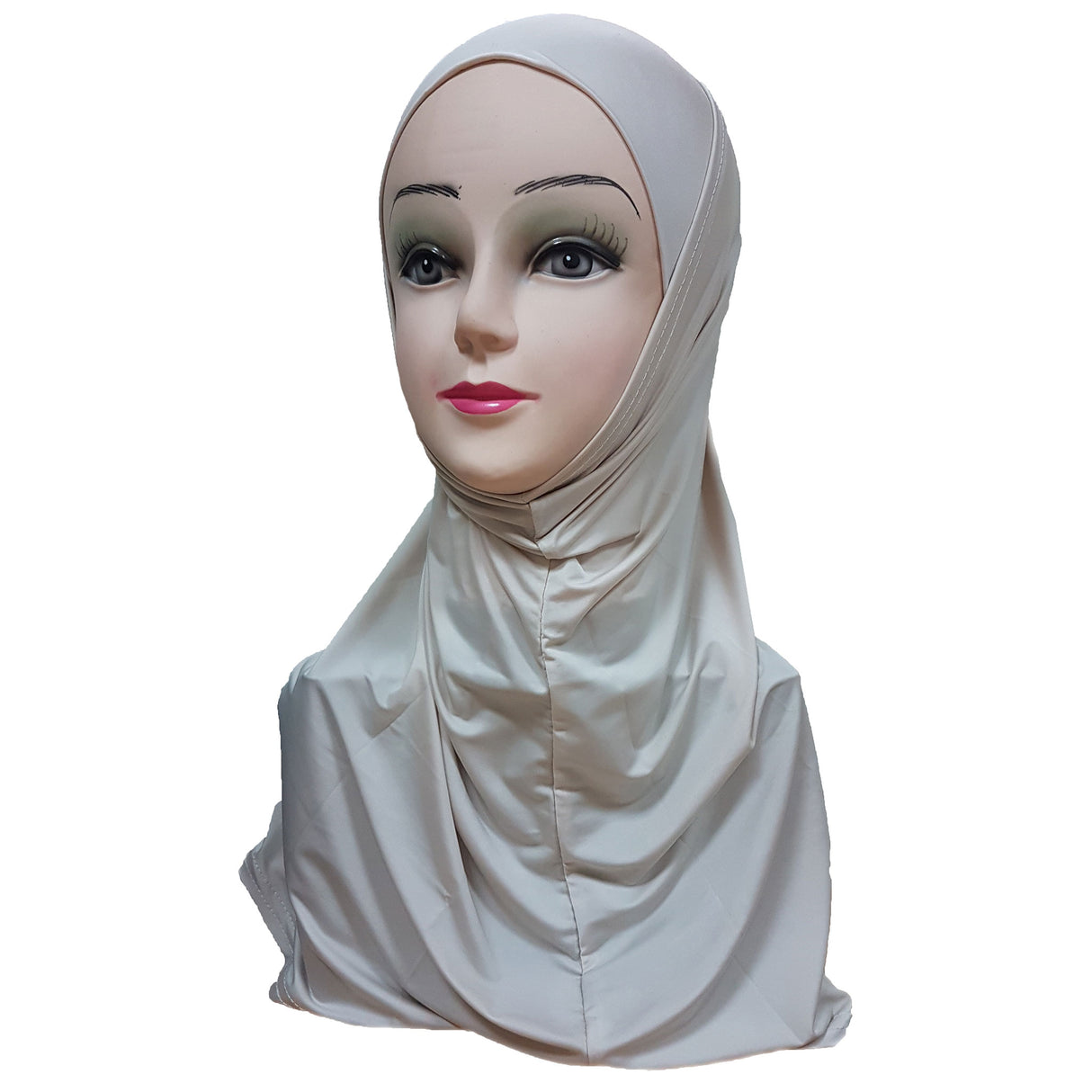 Women's Silky Amira Hijab Two Piece - Plain Color