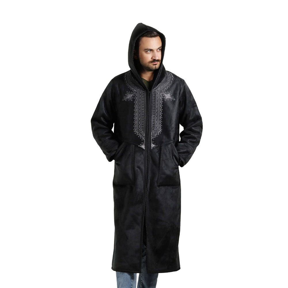 Farwa Winter Overcoat - Stylish and Warm Outdoor Apparel for Men - Moroccan Style