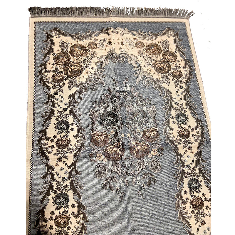 Luxury Thin Velvet Islamic Prayer Rug - 5 Different Colors