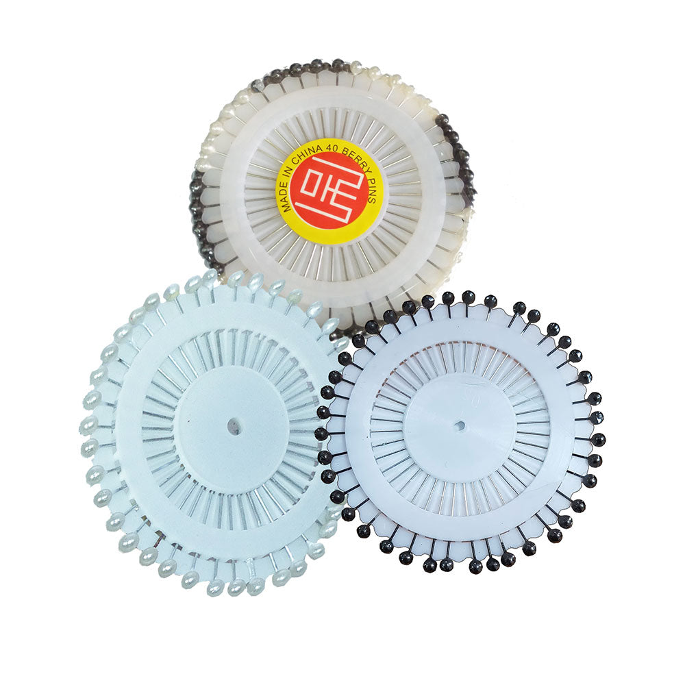 Ball Head Straight Hijab Pins