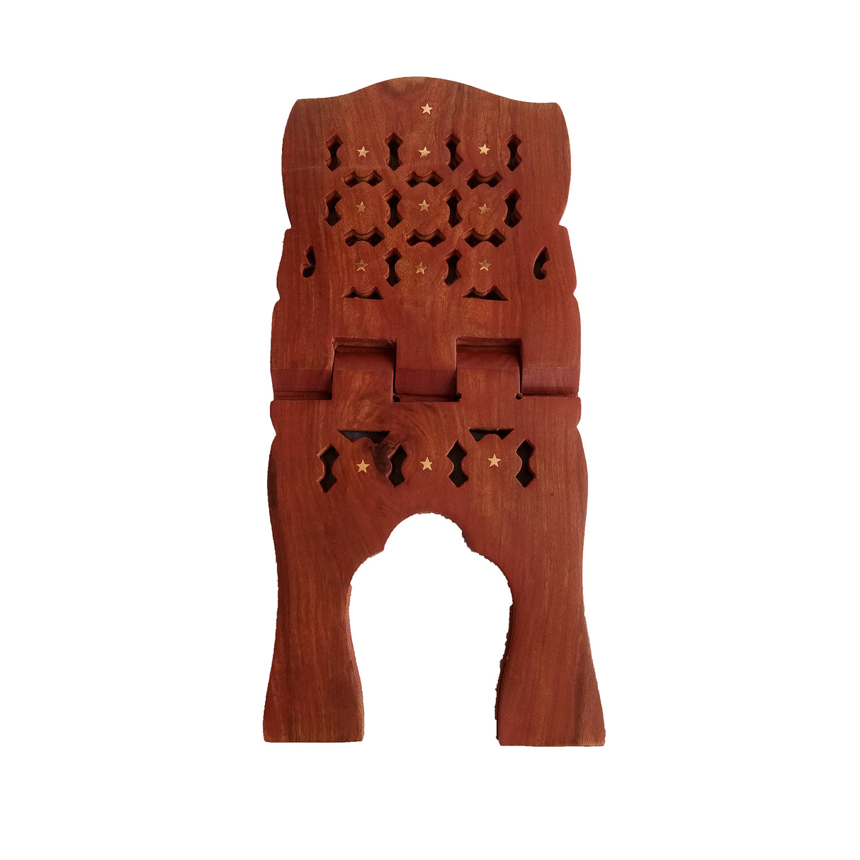 Beautiful Handmade Hardwood Quran Holder - Foldable Book Rest Traditional Living Room Home Decor Accents (18" x 9") - Large size