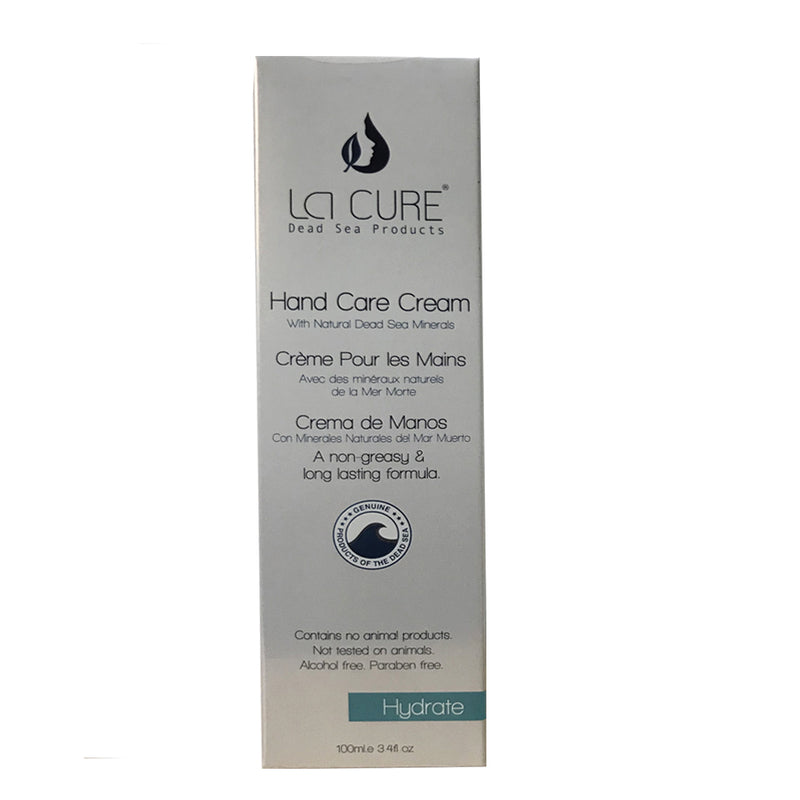 La Cure Dead Sea Hand Cream, Deep Moisture For Dry Hands And Cracked Skin (3.4fl oz)