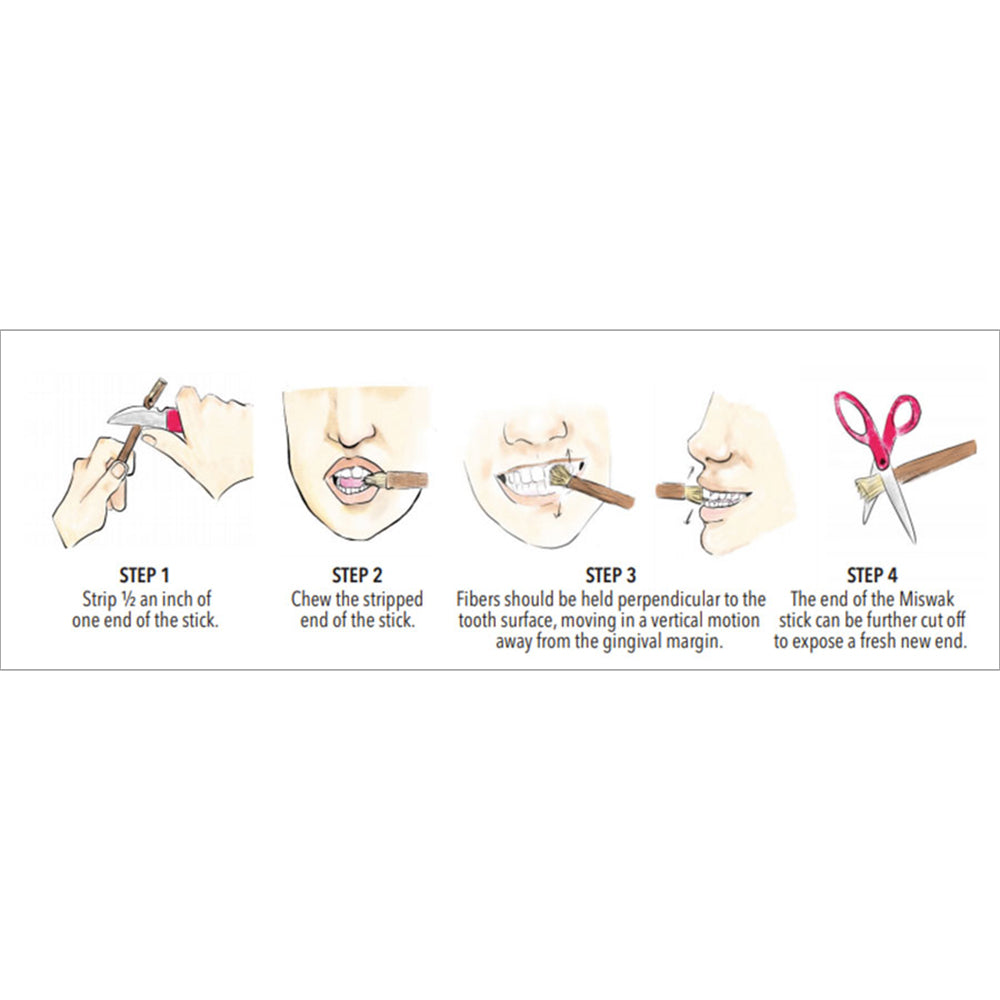 Sewak Alsafa - Miswak (Traditional Natural Toothbrush) (One Stick)