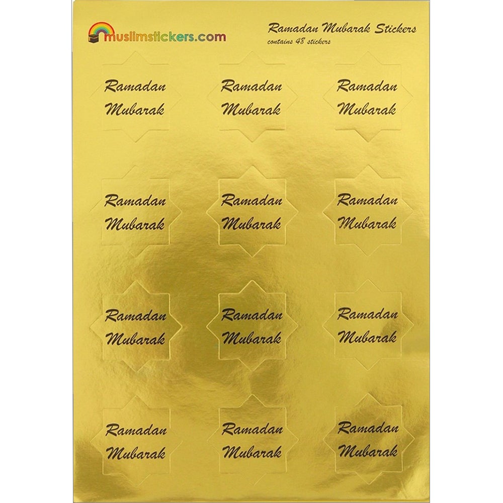 Ramadan Mubarak Stickers (48 stickers)