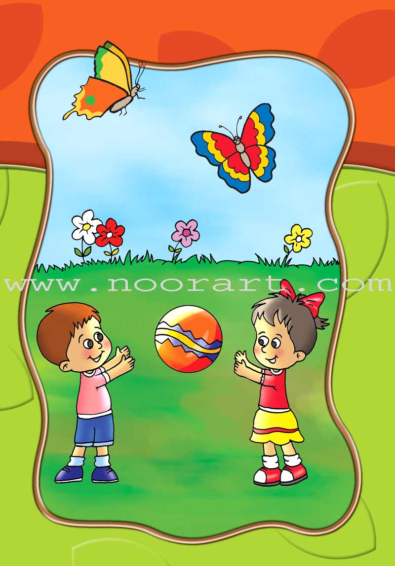 Amusing Alphabet Meadow Textbook: KG1 مروج الألفباء المسلية