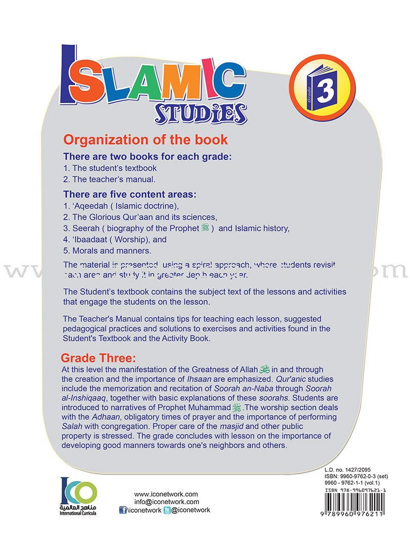 ICO Islamic Studies Teacher's Manual: Grade 3 (Light Edition)