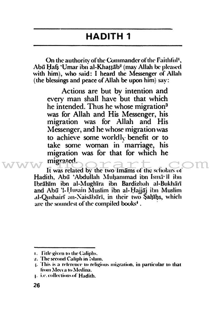 An-Nawawi's Forty Hadith