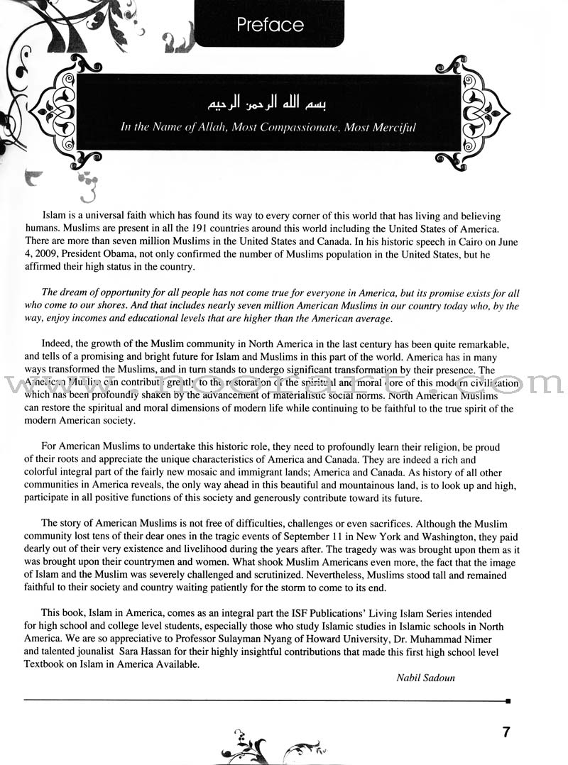 Living Islam - Islam in America: Part 7 (12th Grade)