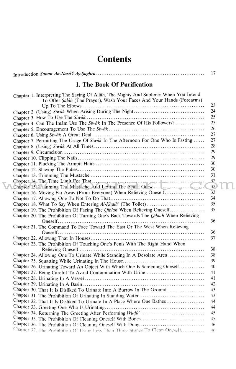 English Translation of Sunan An-Nasa'i (6 Books)