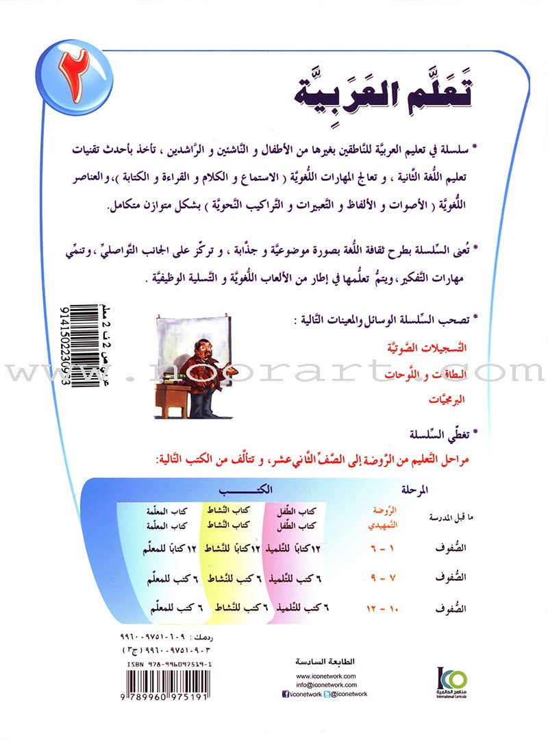 ICO Learn Arabic Teacher's Guide: Level 2, Part 2 تعلم العربية