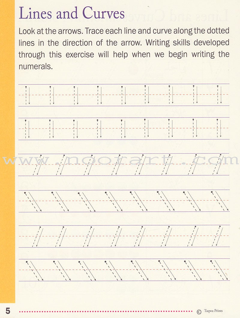 Learning Numbers and Counting in Arabic