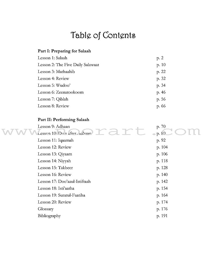 Perfecting the Pillars (Salaah, Fatimah & Fuaad): Part 1