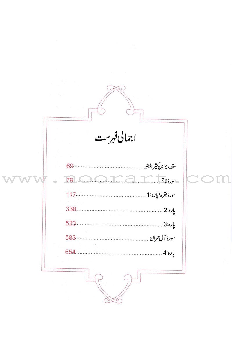 Tafsir Ibn Kathir (6 Books, Urdu)