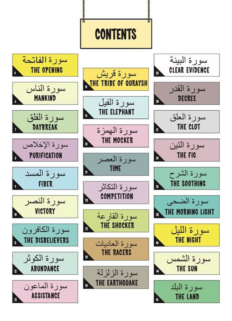 My First Quran with Pictures Juz' Amma Part 1