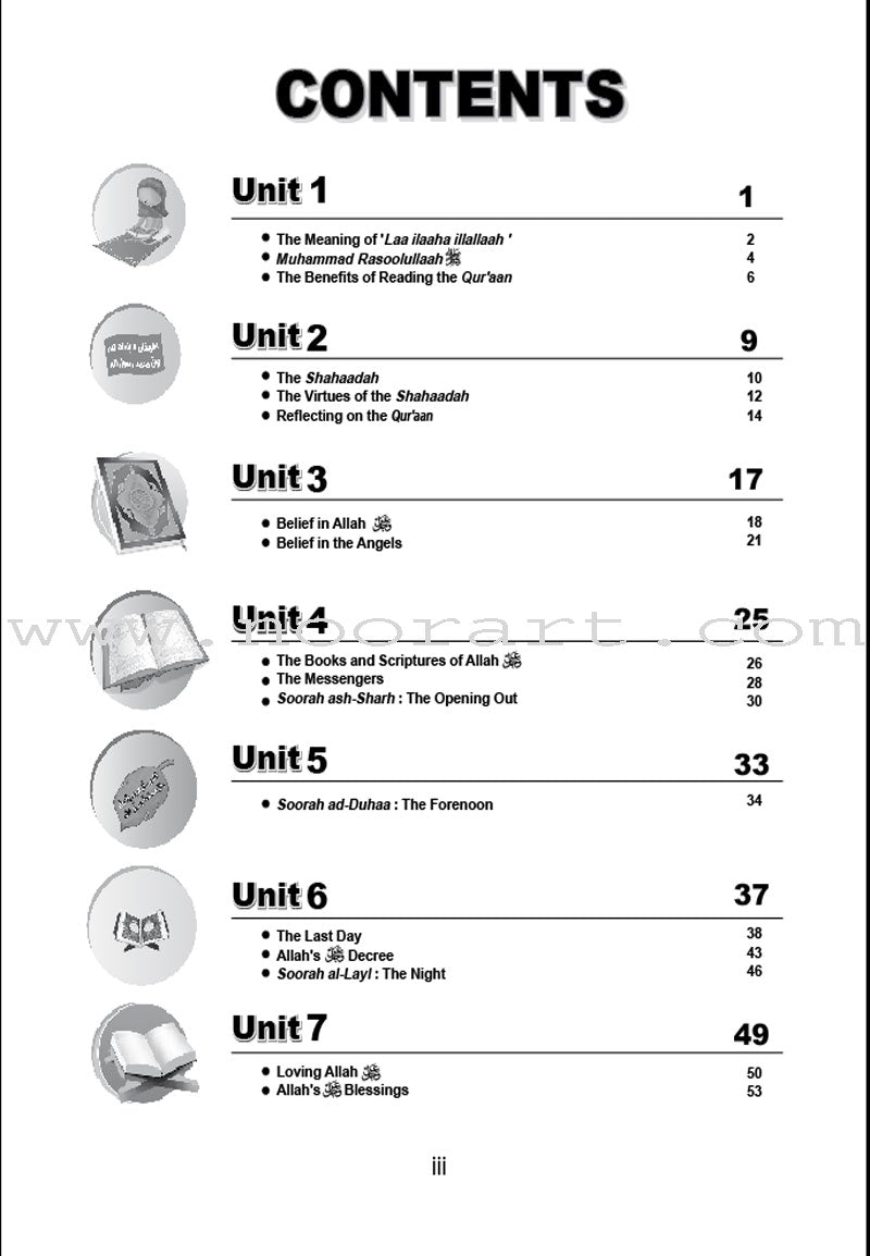 ICO Islamic Studies Workbook: Grade 2, Part 1