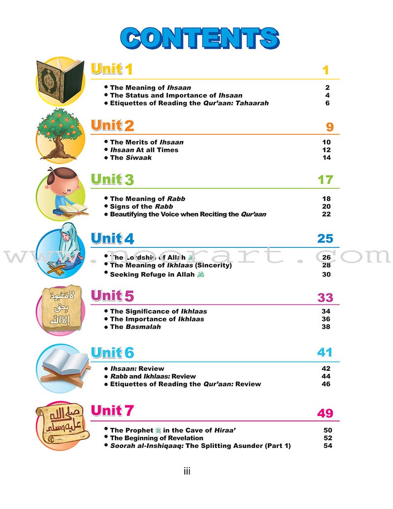 ICO Islamic Studies Textbook: Grade 3 (Light Edition)