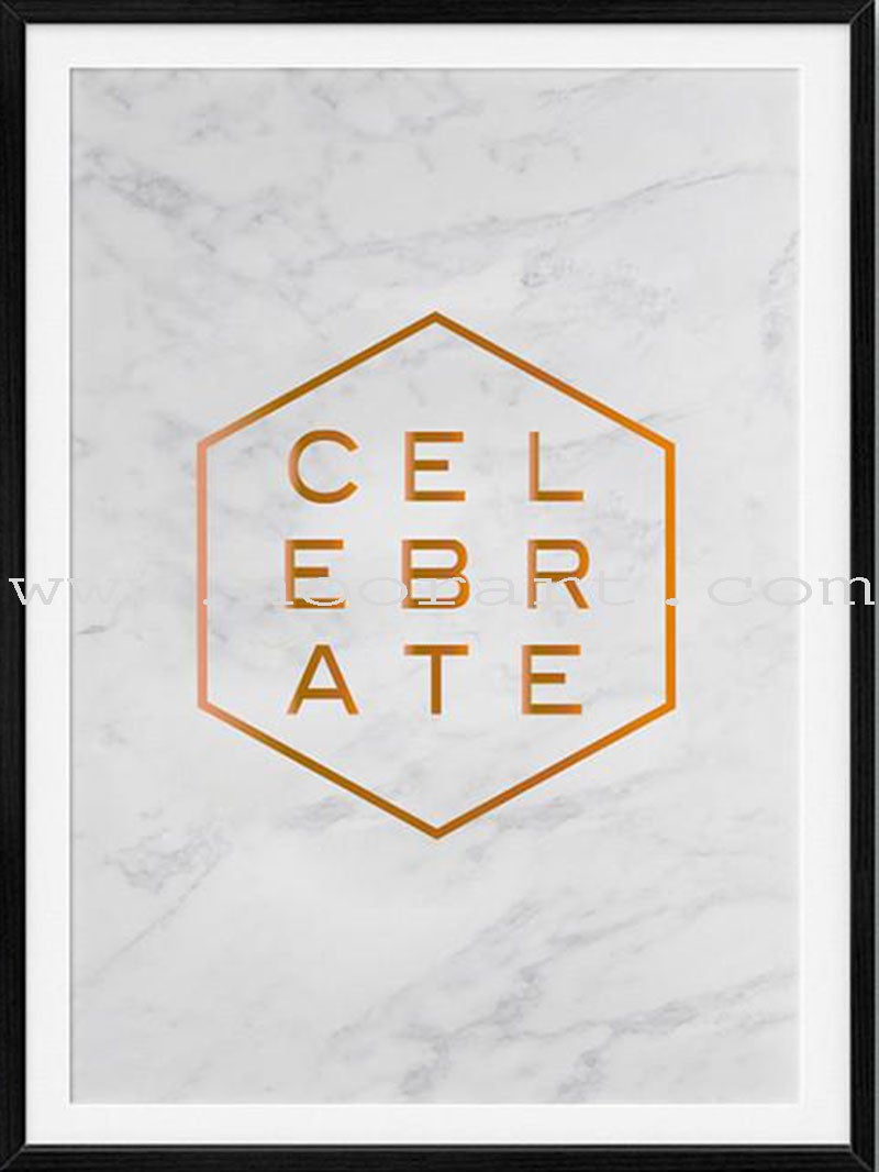 Art print - Marble Celebrate