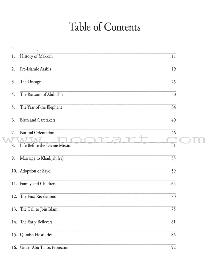 Life of Rasulullah (Makkah Period)