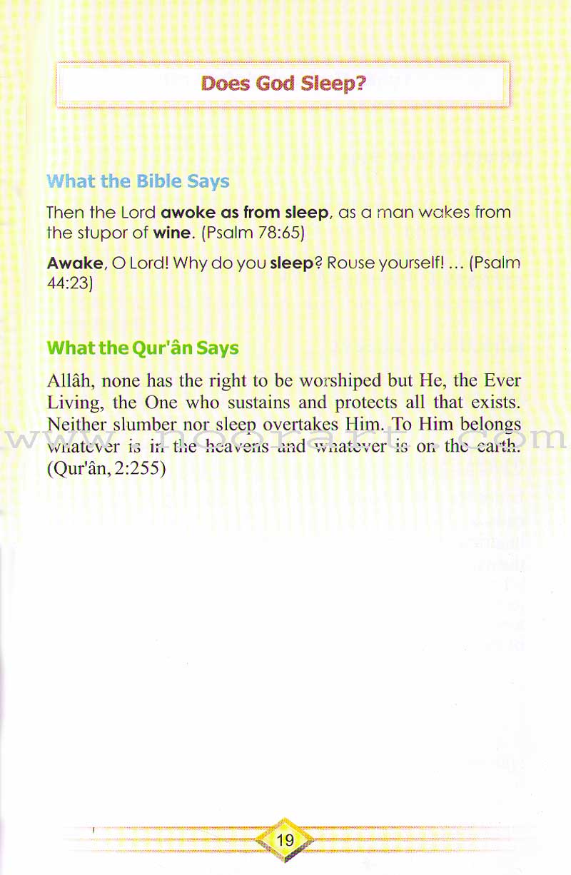 Christianity and Islam According To the Bible and the Quran