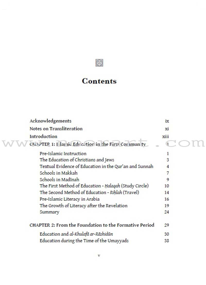 A Social History Of Education In The Muslim World (From the Prophetic Era to Ottoman Times)