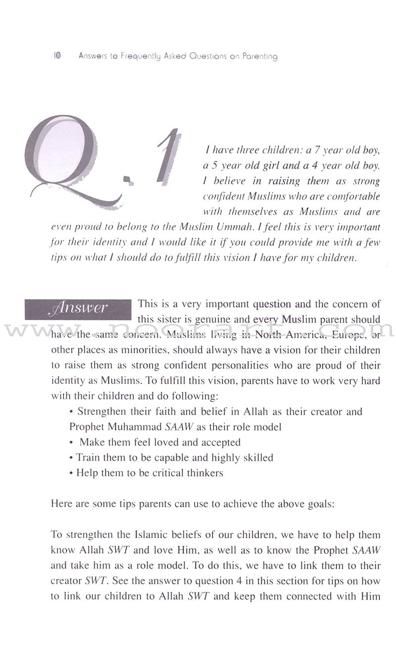 Answers to Frequently Asked Questions on Parenting: Part 2