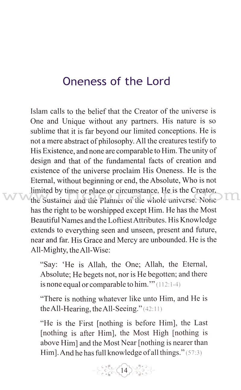 A Glimpse at the Beauty of Islam