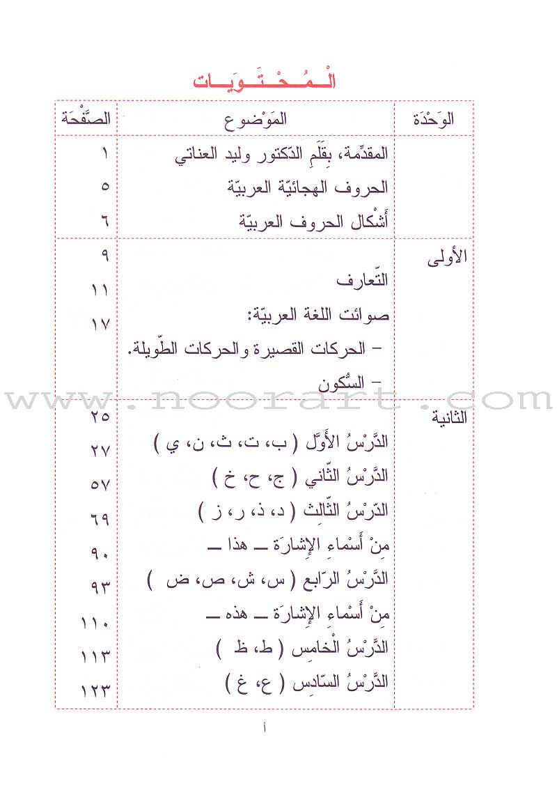 Noon and the Pen Textbook: Beginner level, Part 1 (With Data CD) نون والقلم
