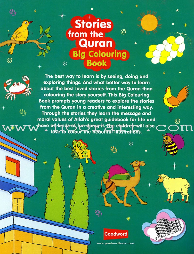 Stories from the Qur'an Big Coloring Book (Colored Book)