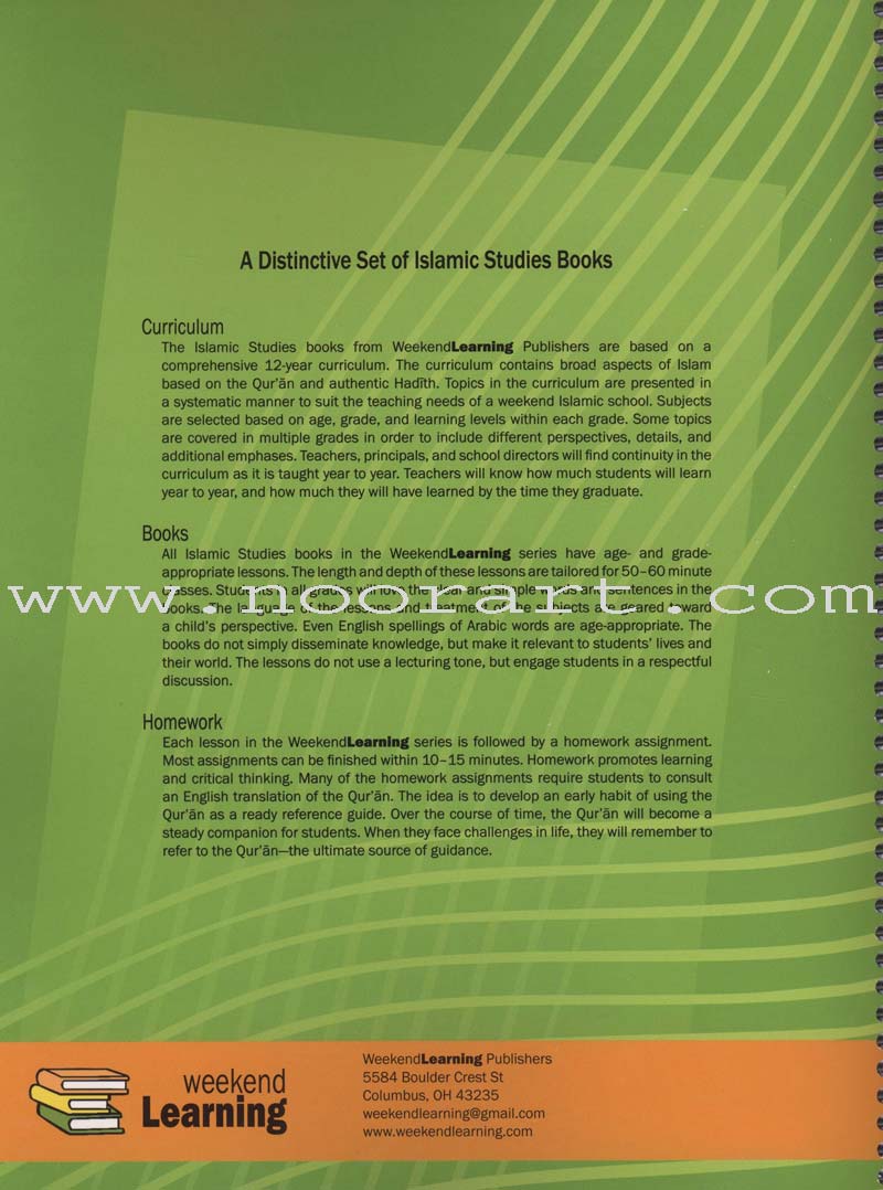 Weekend Learning Islamic Studies: Teacher Guide Level 9 (With USB)