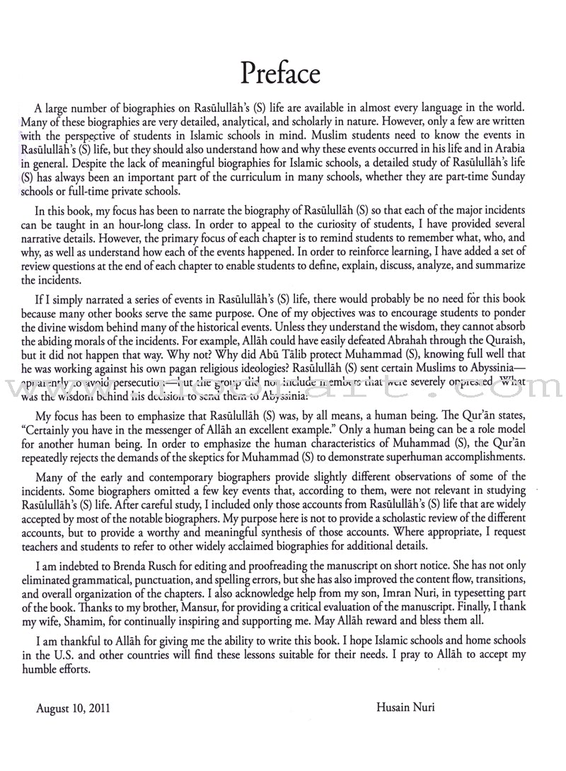 Life of Rasulullah (Makkah Period)