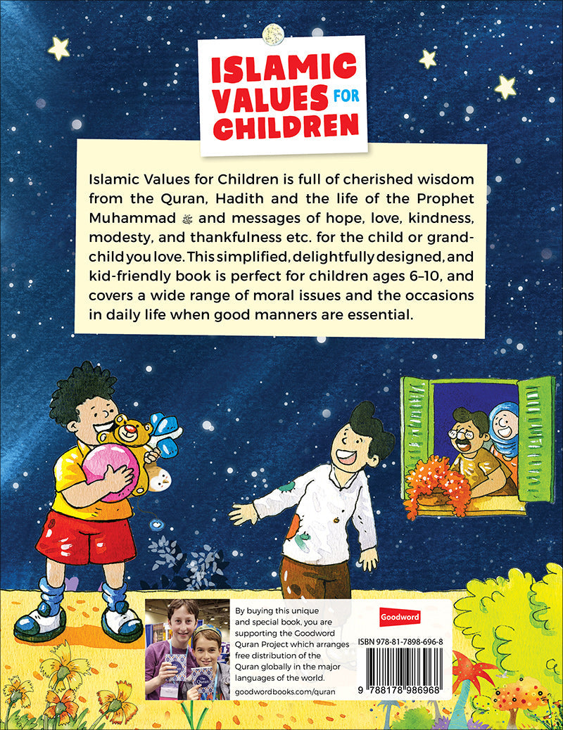 Islamic Values for Children (Large Size)