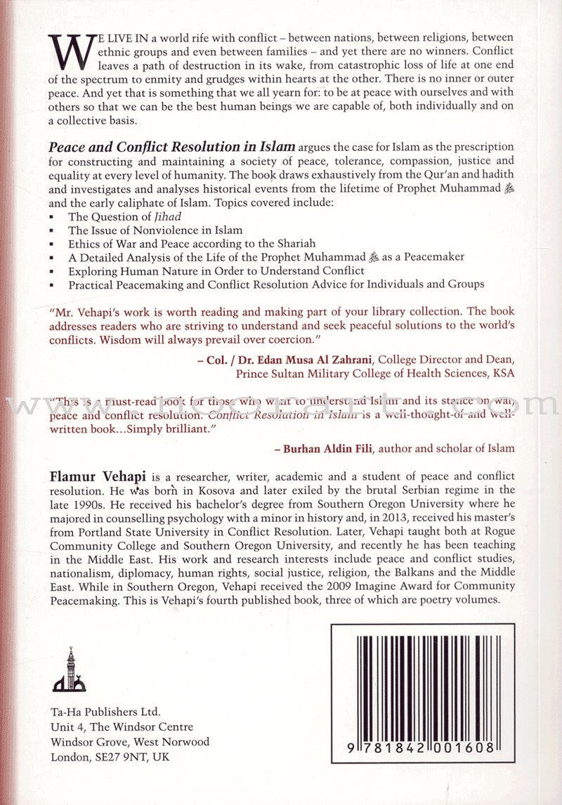 Peace and Conflict Resolution in Islam