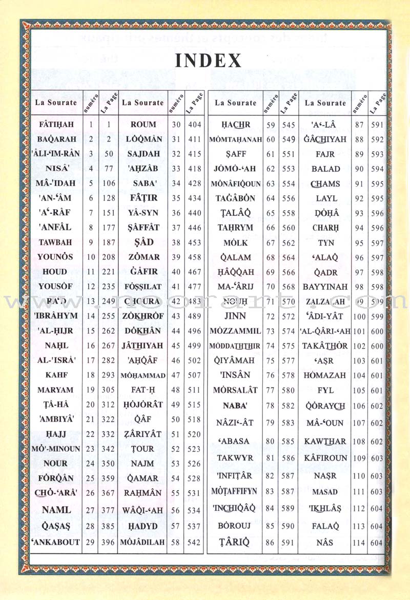 Tajweed Qur'an (Whole Qur’an, With French Translation and Transliteration) (Colors May Vary) مصحف التجويد