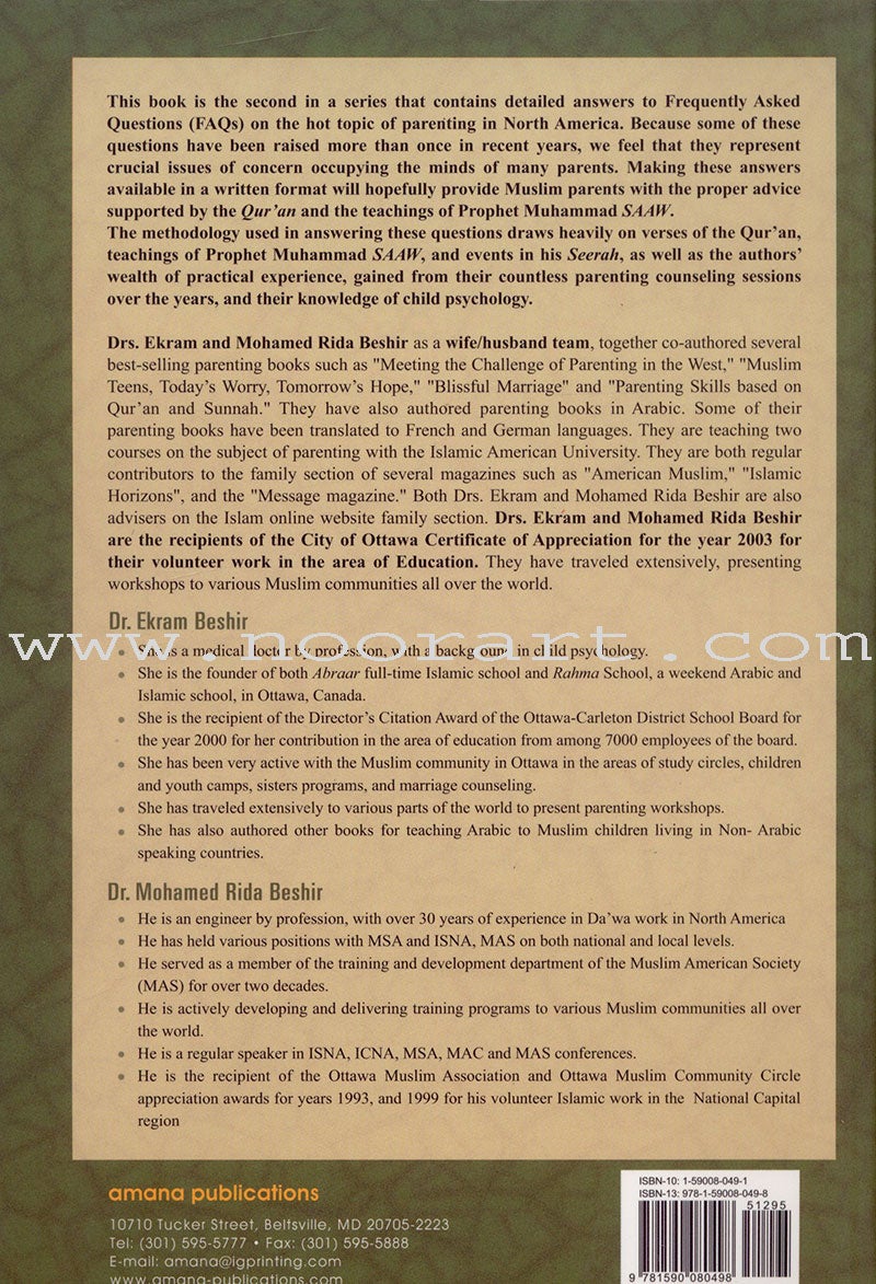 Answers to Frequently Asked Questions on Parenting: Part 2