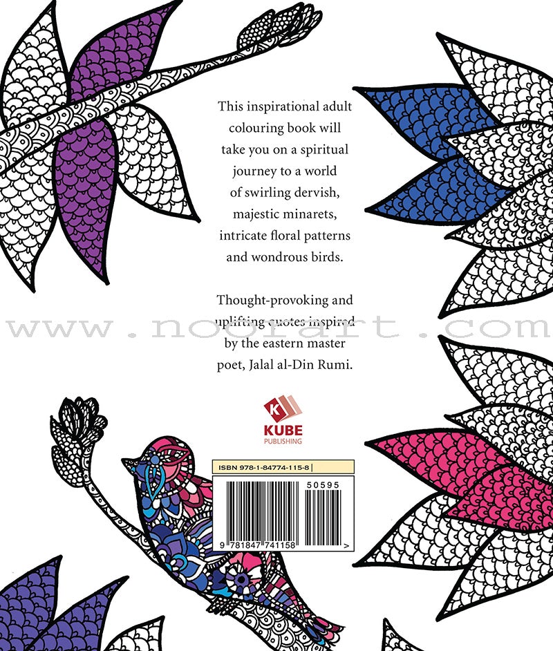 Vibrant Soul: Coloring Inspired by Rumi