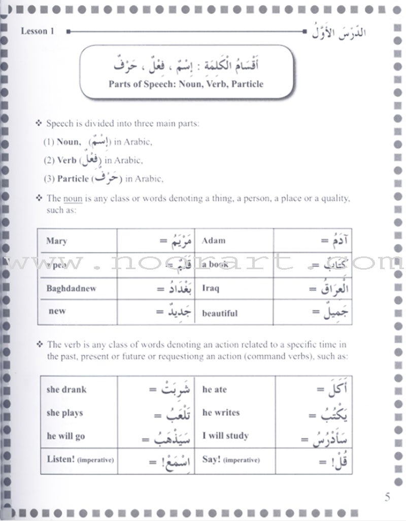 First Steps in Arabic Grammar الخطوات الأولى في القواعد العربية