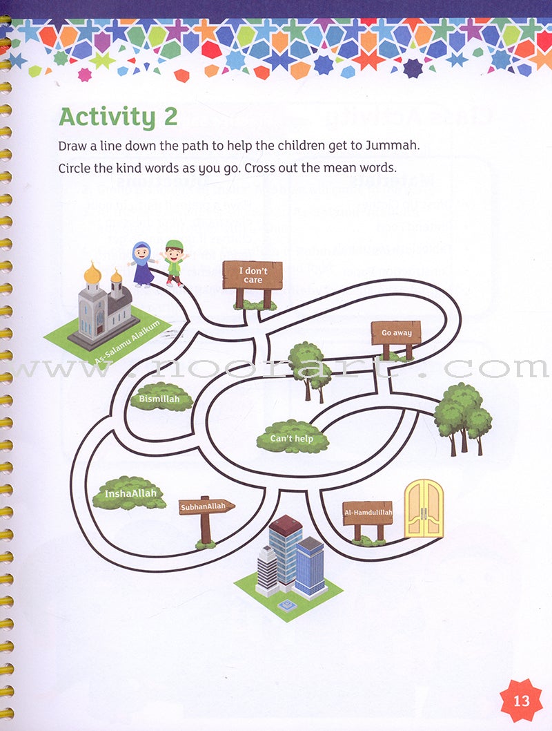 IQra' Wise (Weekend Islamic School Excellence) Workbook: Grade One