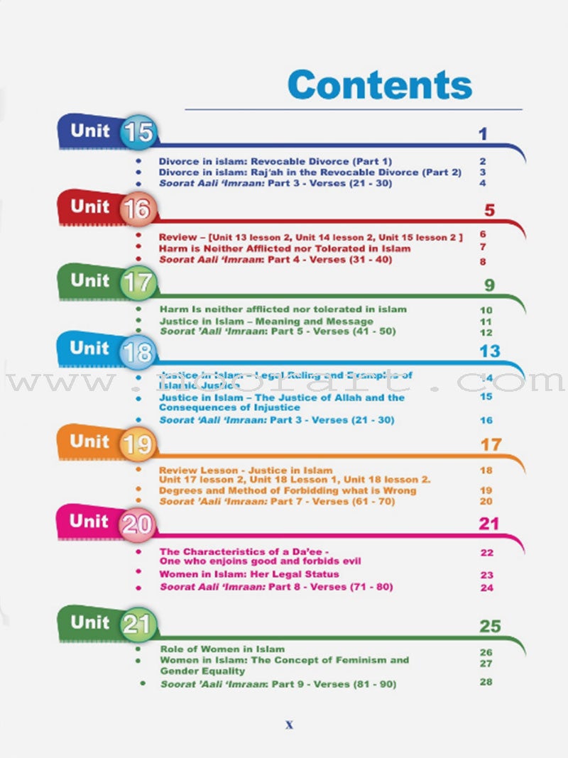 ICO Islamic Studies Teacher's Manual: Grade 12, Part 2