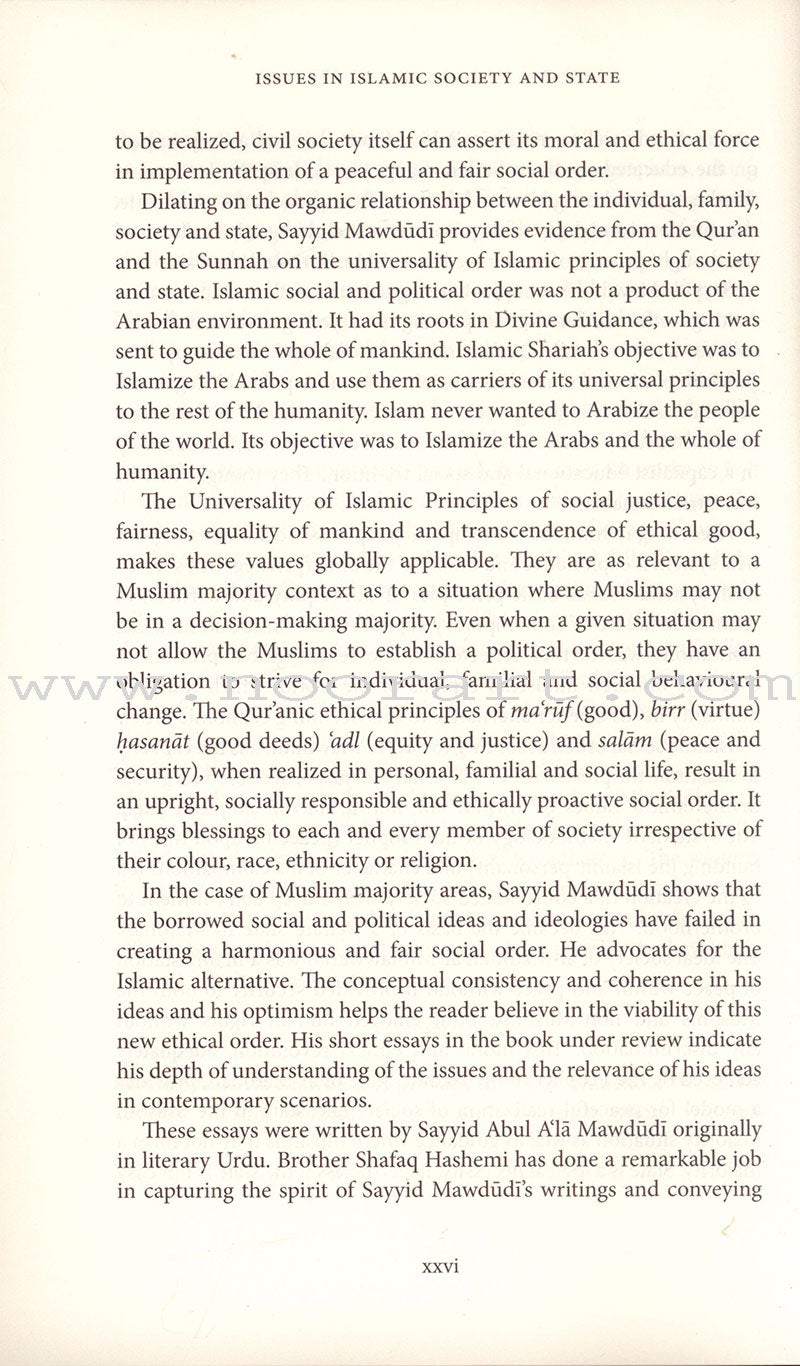 Issues in Islamic Society & State (Paperback)