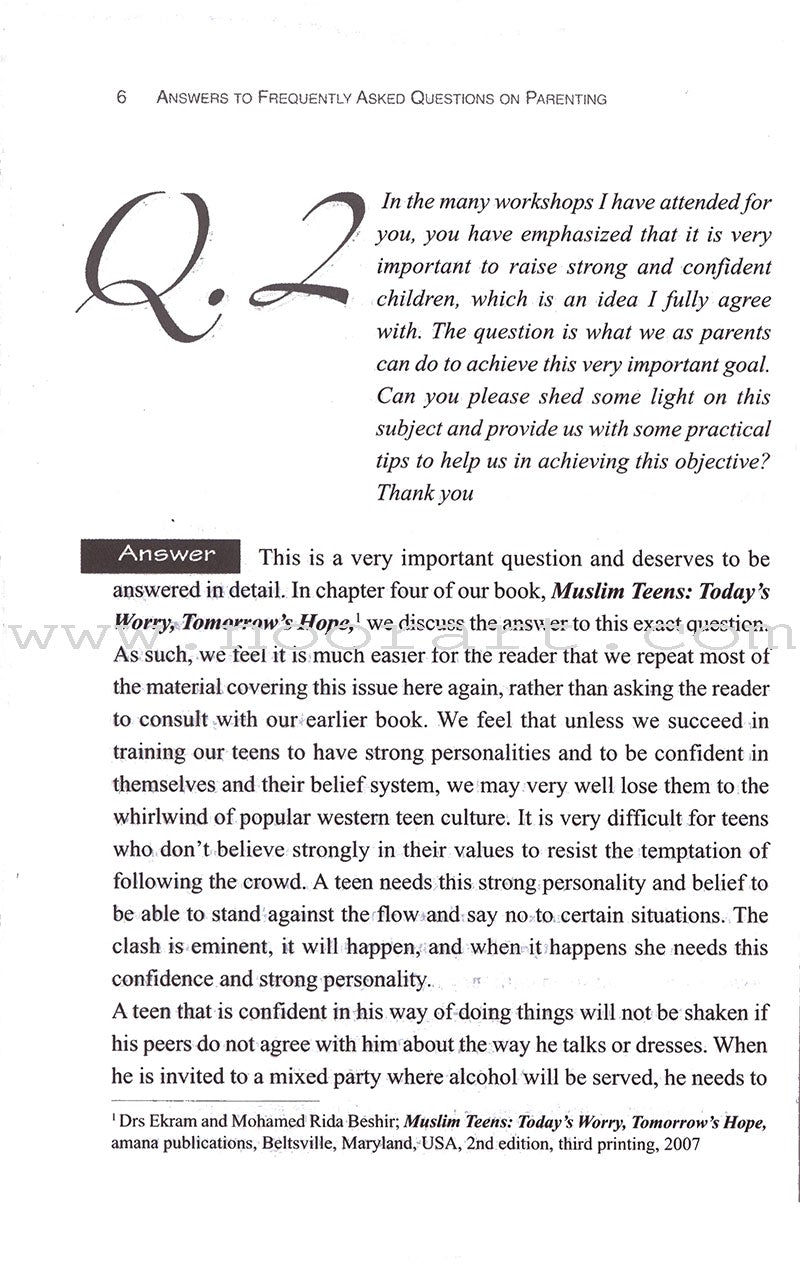 Answers to Frequently Asked Questions on Parenting: Part 3