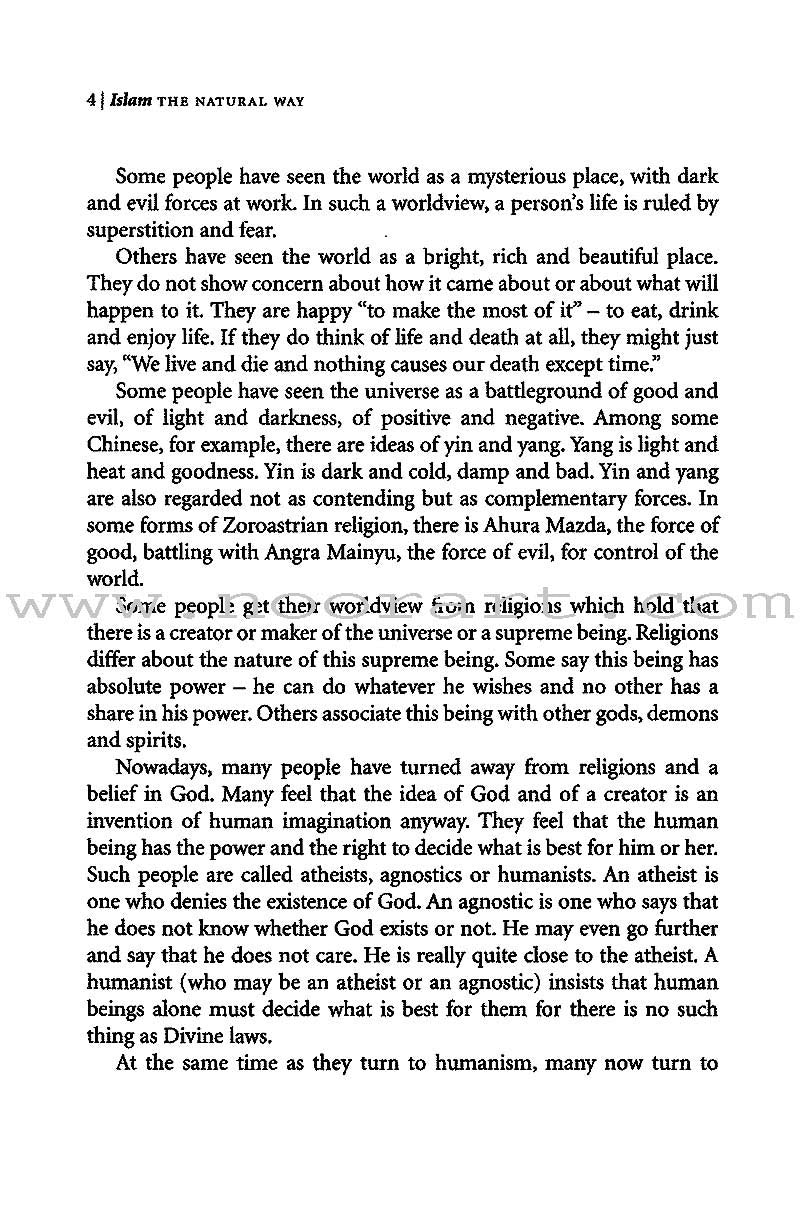 Islam the Natural Way