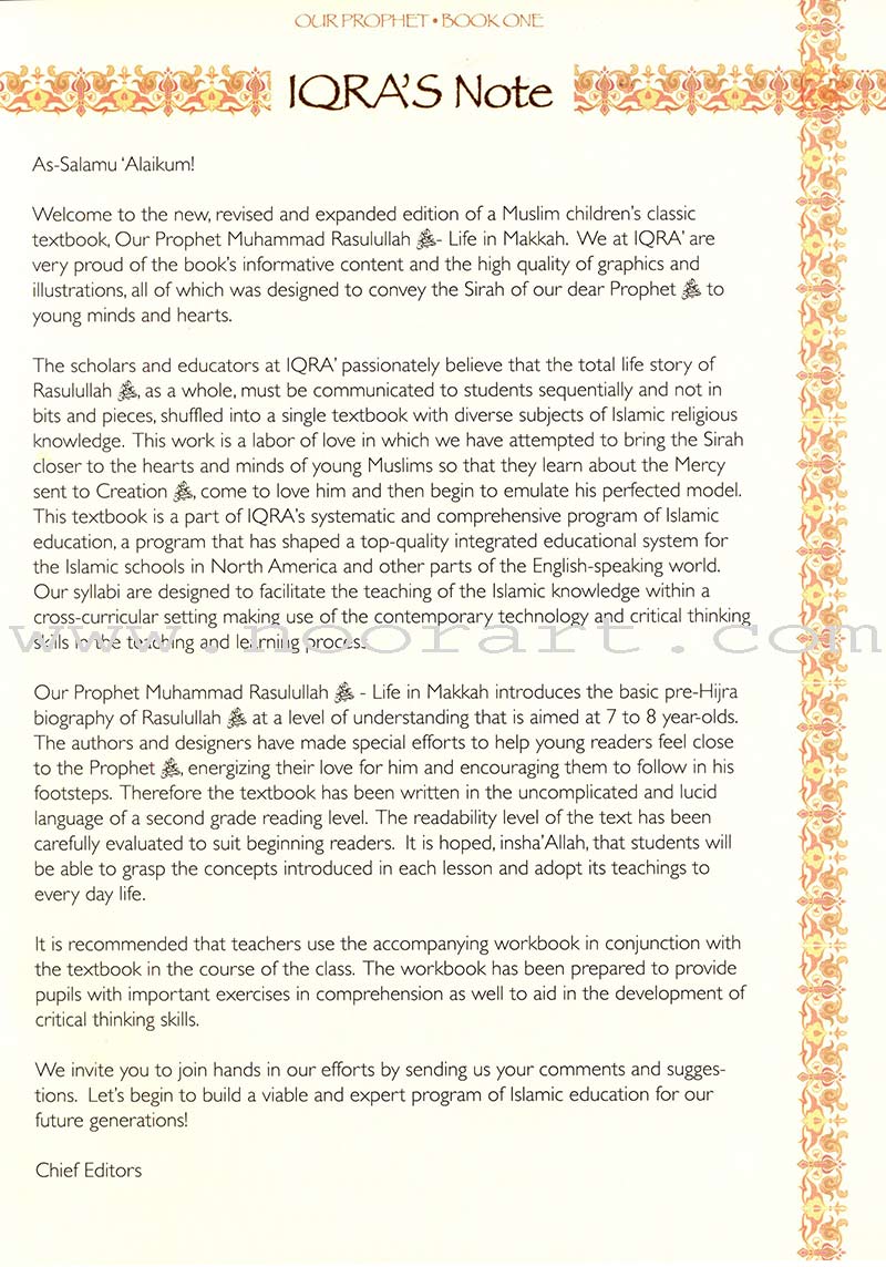 Sirah of Our Prophet Textbook Level 2