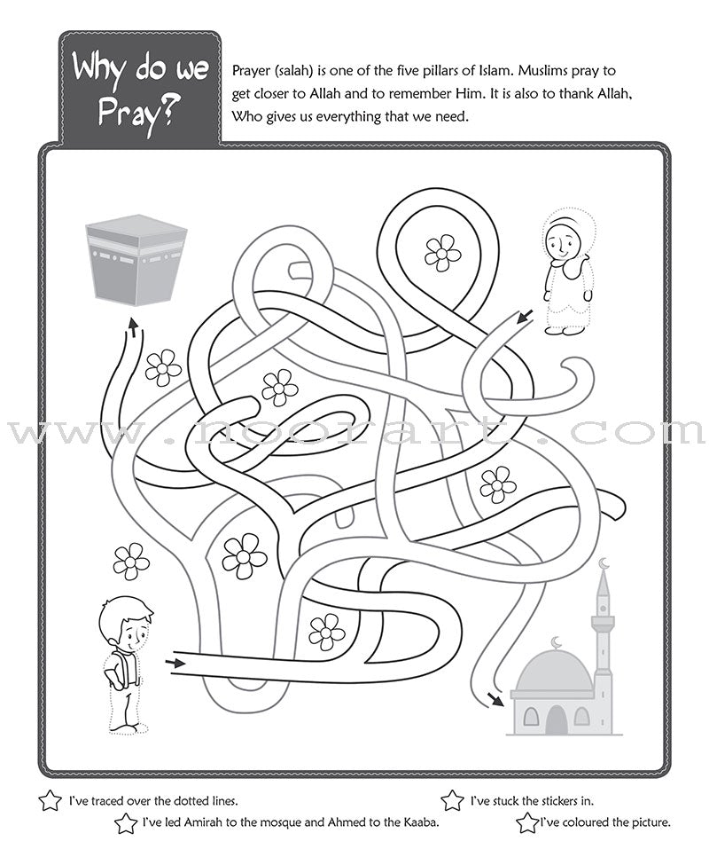 All About Prayer (Salah) Activity Book